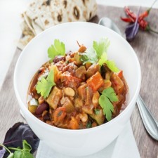 Vegetarian Chili and gourmet beans